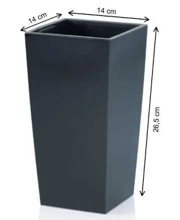donica wysoka prosperplast urbi square antracyt 4l wymiary