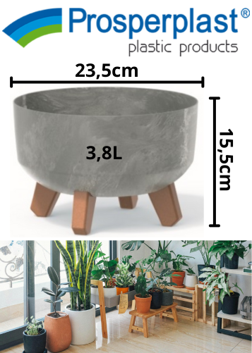 doniczka na kwiaty na nóżkach wymiary