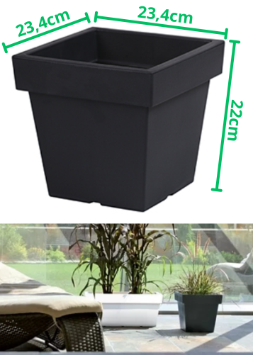 aranżacja doniczki Lofly + wymiary 