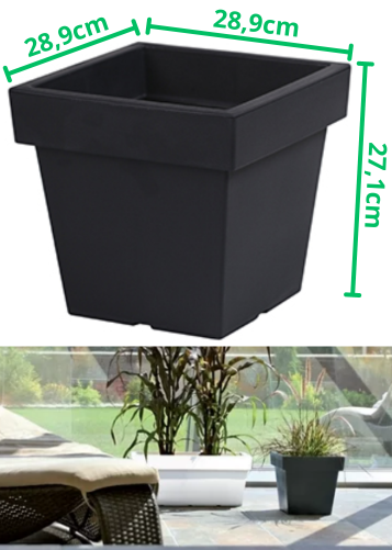aranżacja doniczki Lofly + wymiary