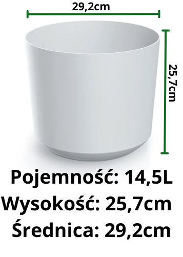 donica na kwiaty DPOS300 wymiary
