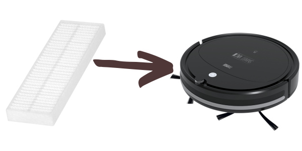 filtr hepa do robota sprzątającego teesa