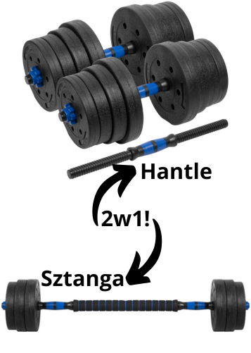 hantle do ćwiczeń z łącznikiem RBA-2300 aranżacja