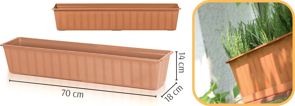 skrzynka balkonowa prosperplast agro 70 cm