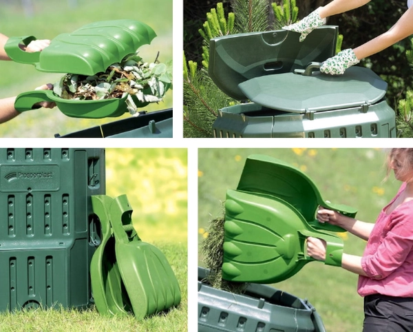 kolaż-łapy-do zbierania-liści-oraz-kompostownik