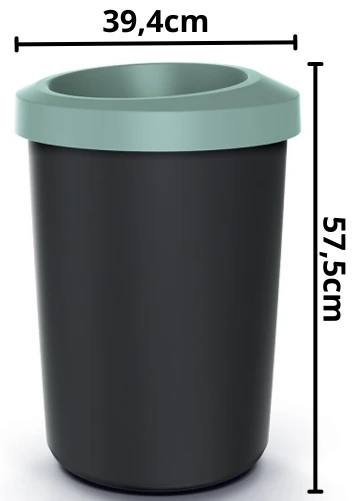 kosz na śmieci 35 litrów Compacta R Drop wymiary