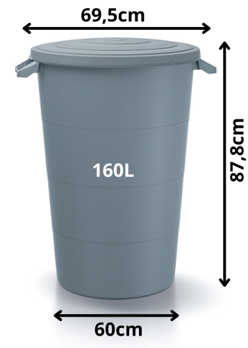 Kosz na odpady IDSM126U-429U wymiary