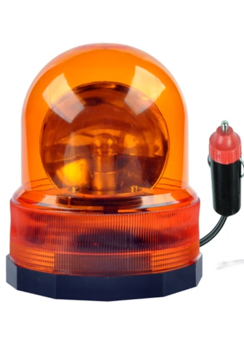 Lampa ostrzegawcza kogut 24V pomarańczowa -  aranżacja