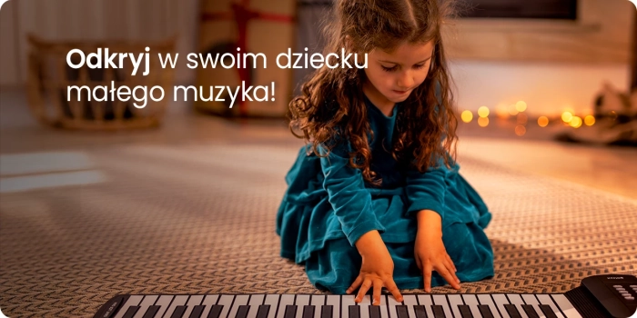 Pianino instrument klawiszowy dla dzieci Huslog ZE-0126 - odkryj w swoim dziecku małego muzyka