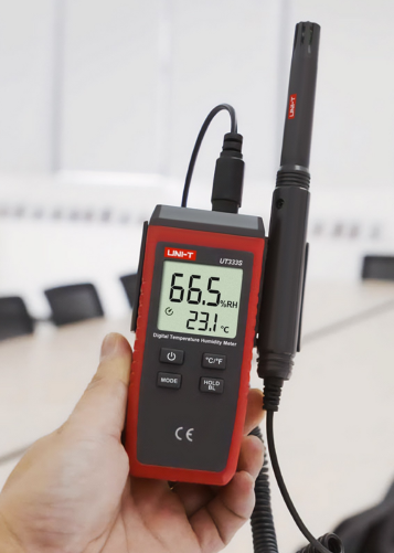 
miernik temperatury i wilgotności - aranżacja