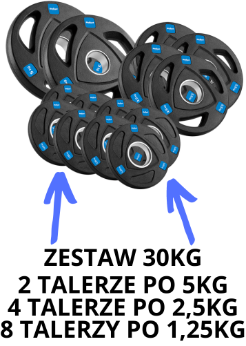 obciążenie żeliwne  14 talerzy - aranżacja