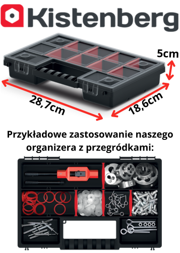 KNO30205S organizer na małe narzędzia zamykany
