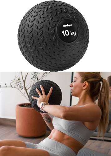 mała piłka lekarska do ćwiczeń 10kg wygląd