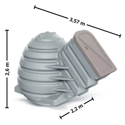 Piwnica ogrodowa OVO wymiary