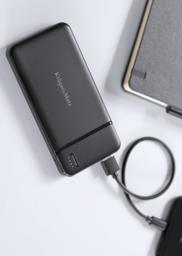 
Power bank 10000mAh USB-C microUSB 2xUSB Kruger&Matz  - aranżacja