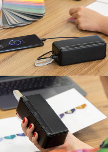 
Power bank 40000mAh szybkie ładowanie QC PD Kruger&Matz  - aranżacja