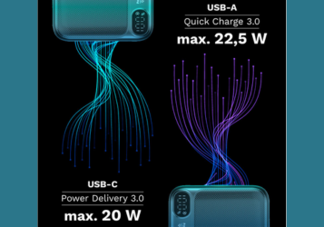 
Power bank 40000mAh szybkie ładowanie QC PD Kruger Matz  - szybkie ładowanie 