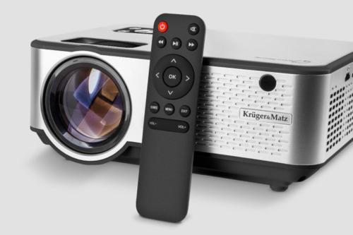 Projektor LED Wi-Fi 50-120 cali z pilotem Kruger&Matz V-LED50 - prezentacja produktu