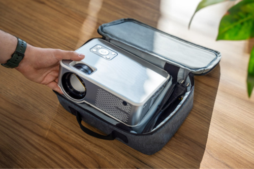 Projektor LED Wi-Fi 50-120 cali z pilotem Kruger&Matz V-LED50 - prezentacja produktu