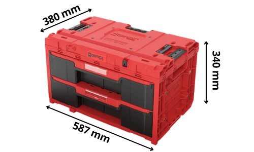 skrzynka-narzedziowa-qbrick-system-one-drawer-2-toolbox-szuflada-red-custom-hd-widok-wymiary