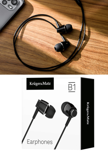 słuchawki dokanałowe Kruger Matz - aranżacja