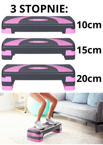step do ćwiczeń 3 stopnie aranżacja