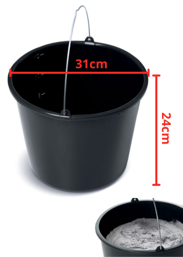 wiadro budowlane KBU12 wymiary