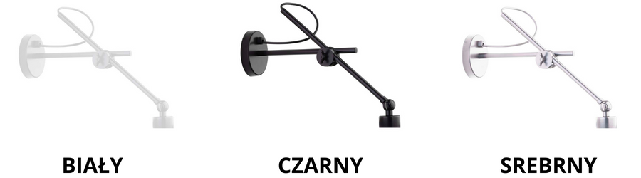 dostępne kolory stelaży