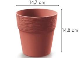wymiary doniczki okraglej 15 cm furu round