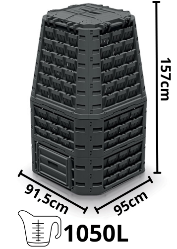kompostownik wymiary