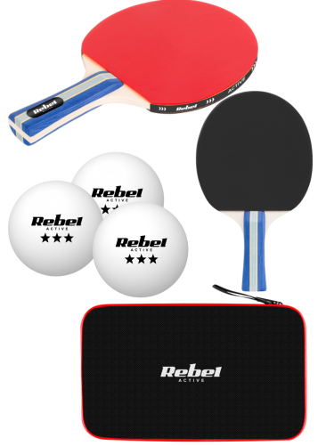 zestaw do ping ponga z paletkami , piłeczkami w etui