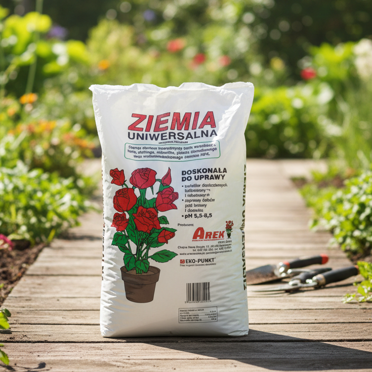 Ziemia uniwersalna Arex 10l do kwiatów i ogrodu