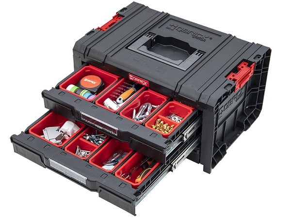 skrzynki narzędziowe z szufladami w których możesz znaleźć drobnicę