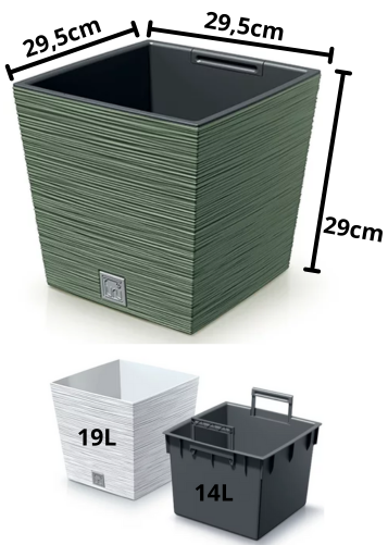 doniczka na kwiaty kwadratowa wymiary