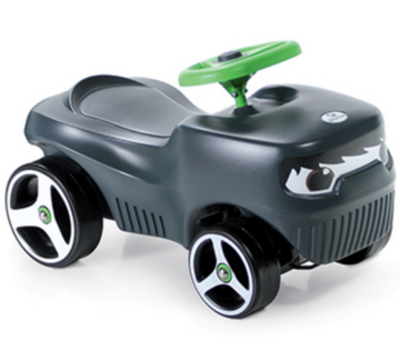 Ciemnoszary jeździk dziecięcy Brumee Farmee w aranżacji pokoju