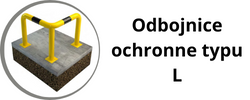 Odbojnice narożne stalowe typu L - ochrona naroży