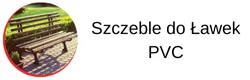 szczeble do ławek pcv polimerowe