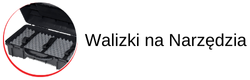 Walizki na narzędzia i organizery z poliwęglanową pokrywą