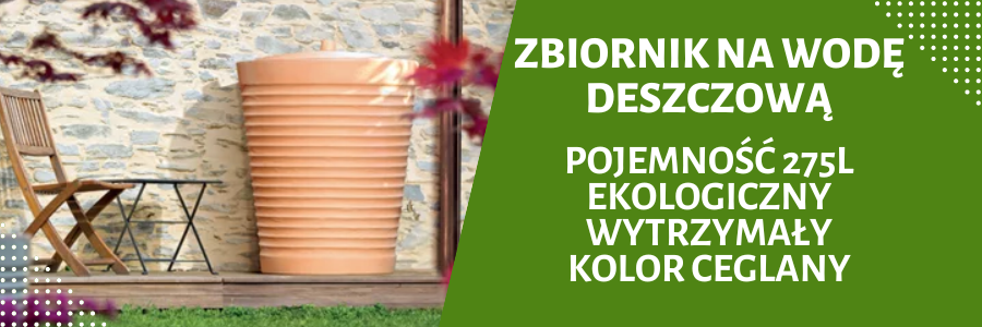 Zbiornik na deszczówkę  - baner