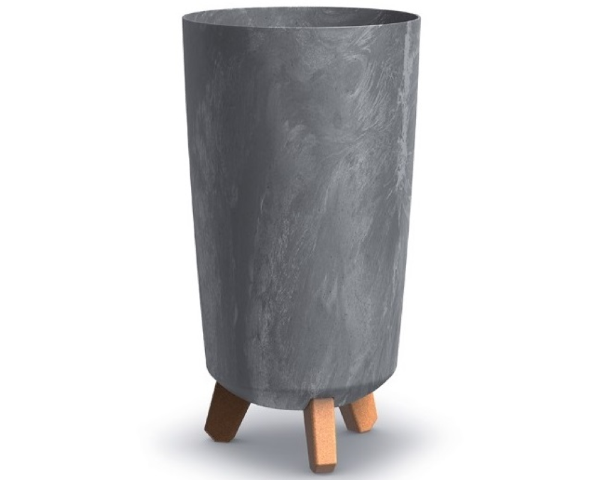 Vaso da fiori 25L Cube 35,5x35,5x44 cm, Marengo | Leroy Merlin